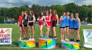 Złote medale podczas Finałów Wojewódzkich w Lekkiej Atletyce dla dziewcząt z  Reska